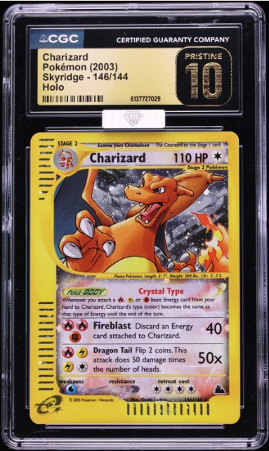 Charizard Skyridge CGC 10 PRISTINE