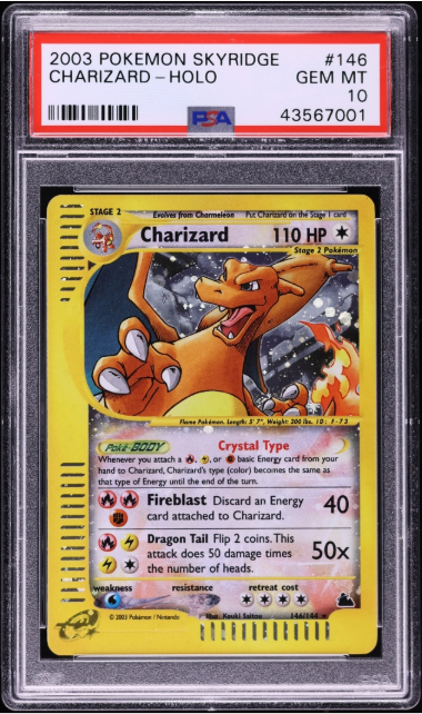 Charizard Skyridge PSA 10