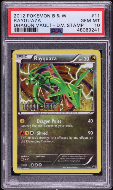 Rayquaza Dragon Vault PSA 10