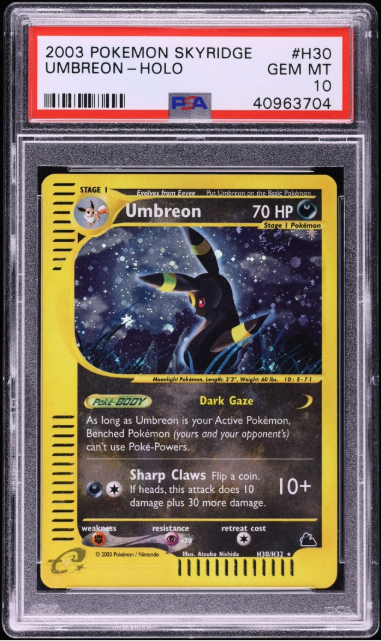 Umbreon Skyridge PSA 10
